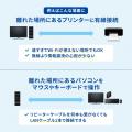 4台のUSB機器を最大100mまで延長接続できるUSB2.0エク