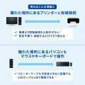 パソコンとUSB機器間を最大150mまで延長できるUSB2.0