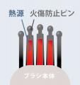 ブラシ型だから誰でも思い通りのスタイリングに。フェ