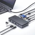 Type-Cケーブル1本でVGA+HDMIの2画面環境を実現、USB 