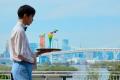 【ヒルトン東京お台場】きらめく海、爽やかな潮風、夕