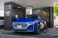 Audi charging hub 芝公園に蓄電池型超急速EV充電器を