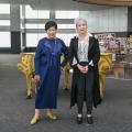 小池知事とシンディ・ローパーさんが対談