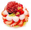 フルーツの花束に思いを込めて！カフェコムサで「母の