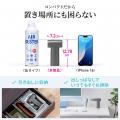 コンパクトで軽量！風速が4段階で調節できるコスパに