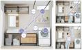 部屋を移動せずに、1つの空間で洗濯家事を完結 utf-8