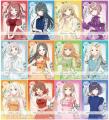アニメイトエプロンを身につけた、花海咲季らアイドル