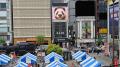新橋のランドマーク大型屋外ビジョン「新橋SLビジョン