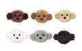 犬も人もつけられるトイプードルのヘアクリップ。カプ