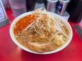 二郎系ラーメン店「千里眼」「用心棒（本号）」とのス