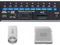 USB DAC、FMチューナーを搭載のほかBluetooth(R)レシ