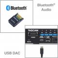 USB DAC、FMチューナーを搭載のほかBluetooth(R)レシ