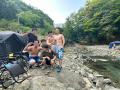【総来場者数1,500人突破】自然と一体になれる川サウ