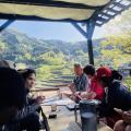 【叡啓大学】学生と留学生が安芸太田町「井仁の棚田」