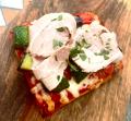 観光列車THE RAIL KITCHEN CHIKUGOの中でPizza ar ｔa