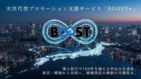“無限に加速する” プロモーション支援「BOOST∞」初月1