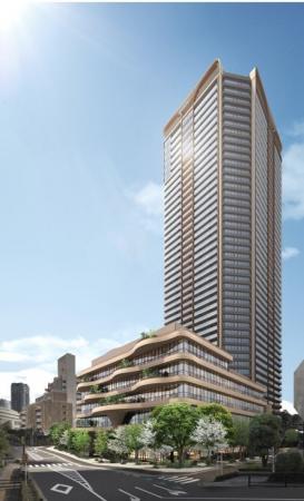 「赤坂七丁目2番地区第一種市街地再開発事業」新築着