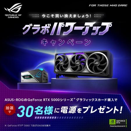 対象のGeForce RTX 50シリーズグラフィックスカードを