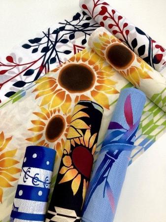 堺伝匠館で浪華本染め（注染）ゆかたの展示・販売を行