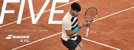 大会史上最長決勝を制し、バボラ契約選手カルロス・ア