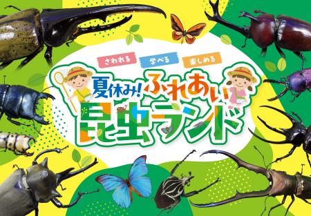 夏休みにピッタリ！　“さわれる・学べる・楽しめる 昆
