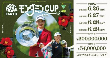 レギュラーツアー最高となる賞金総額3億円！初夏を告