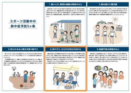 『スポーツ活動中の熱中症予防ガイドブック』「熱中症