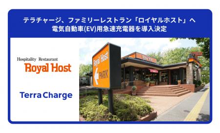 テラチャージ、ファミリーレストラン「ロイヤルホスト