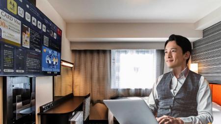 ホテル客室テレビCM『おもチャンネル』　配信客室数が