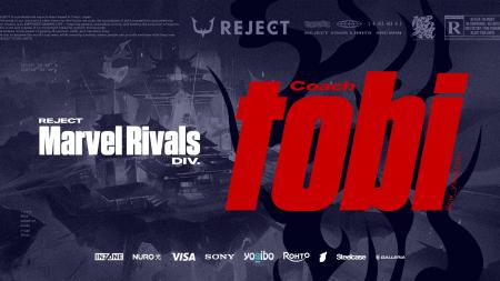 プロeスポーツチーム「REJECT」Marvel Rivals部門 tob