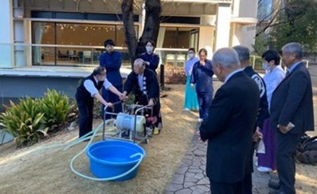 東郷神社で採用！！災害時の水の確保を可能にするエコ