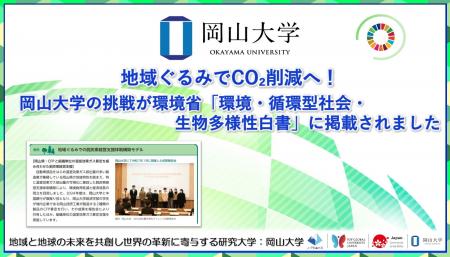 【岡山大学】地域ぐるみでCO2削減へ！岡山大学の挑戦