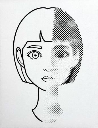 【阪神梅田本店】まるでデジタルアートのように描かれ
