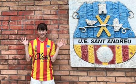 俳優 眞嶋優さんがUEサン・アンドレウ初となるアンバ