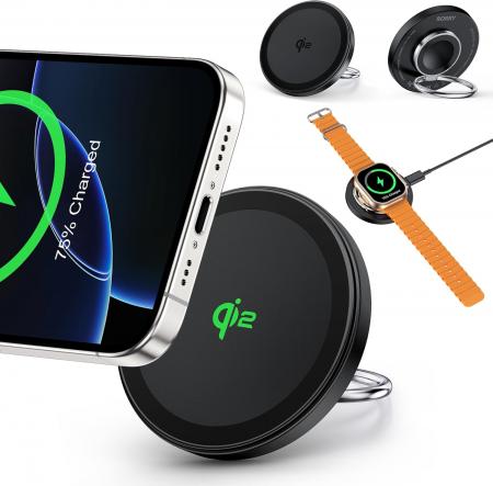 【最大37％OFF】軽量・多機能な3in1ワイヤレス充電器