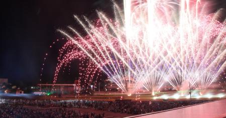 2万発の花火が打ちあがる真岡の夏まつりが今年も開催
