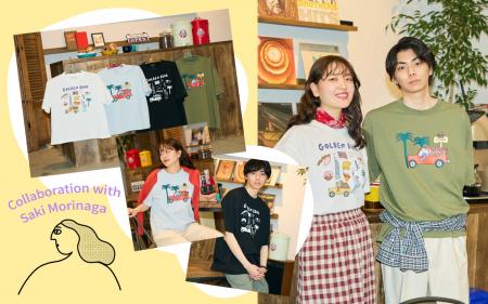 Golden Bear meets Saki Morinaga コラボレーションT