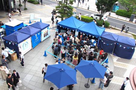 【実施報告】家族連れでにぎわう初夏の街で試飲utf-8