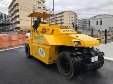 電動タイヤローラを初めてレンタル提供しました～カー