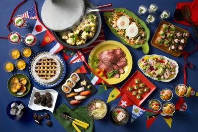 「リーベルホテル大阪」『万博気分を味わう 世界を巡