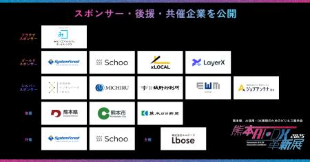 熊本発ビジネス展示会「熊本AI・DX革新展」、熊本県内