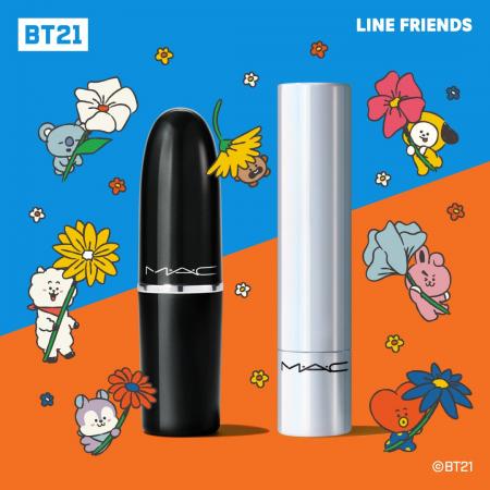 【M・A・C】M・A・CのためにデザインされたBT21キャラ