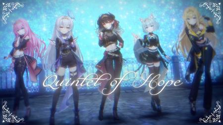 アイドルVTuberユニット「クインテ」、新曲『Quintet 