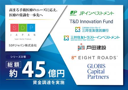 SDPジャパン、シリーズDラウンド等にて総額約45億円の