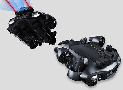 AR測量機能を標準搭載した産業用水中ドローン『FIFISH