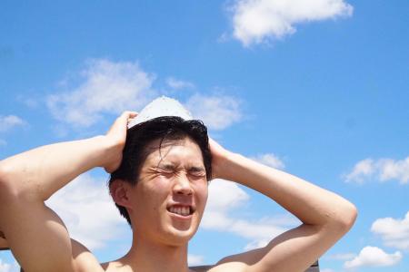 猛暑日・酷暑日にクールダウン＆熱中症予防の啓発活動