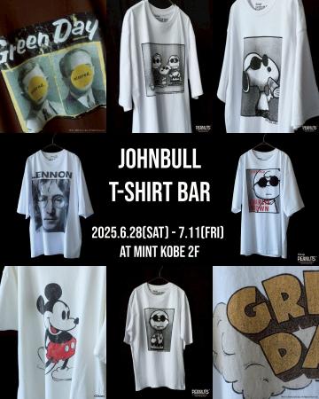 さまざまなオリジナルTシャツが並ぶ「JOHNBULL T-SHIR