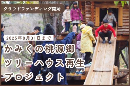 【島根県雲南市】子どもが集まるツリーハウスの再生に