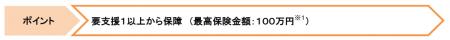 新商品「要支援・介護保険」の発売