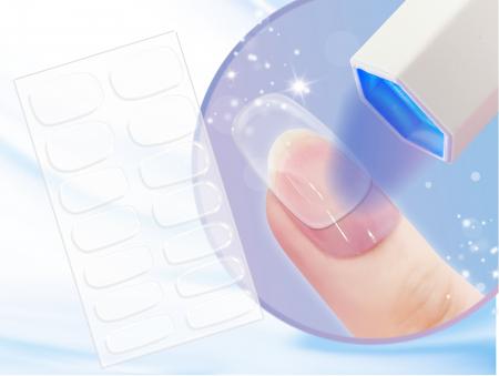 これ1枚で、自爪補強・長さ出し・亀裂補修ができる「
